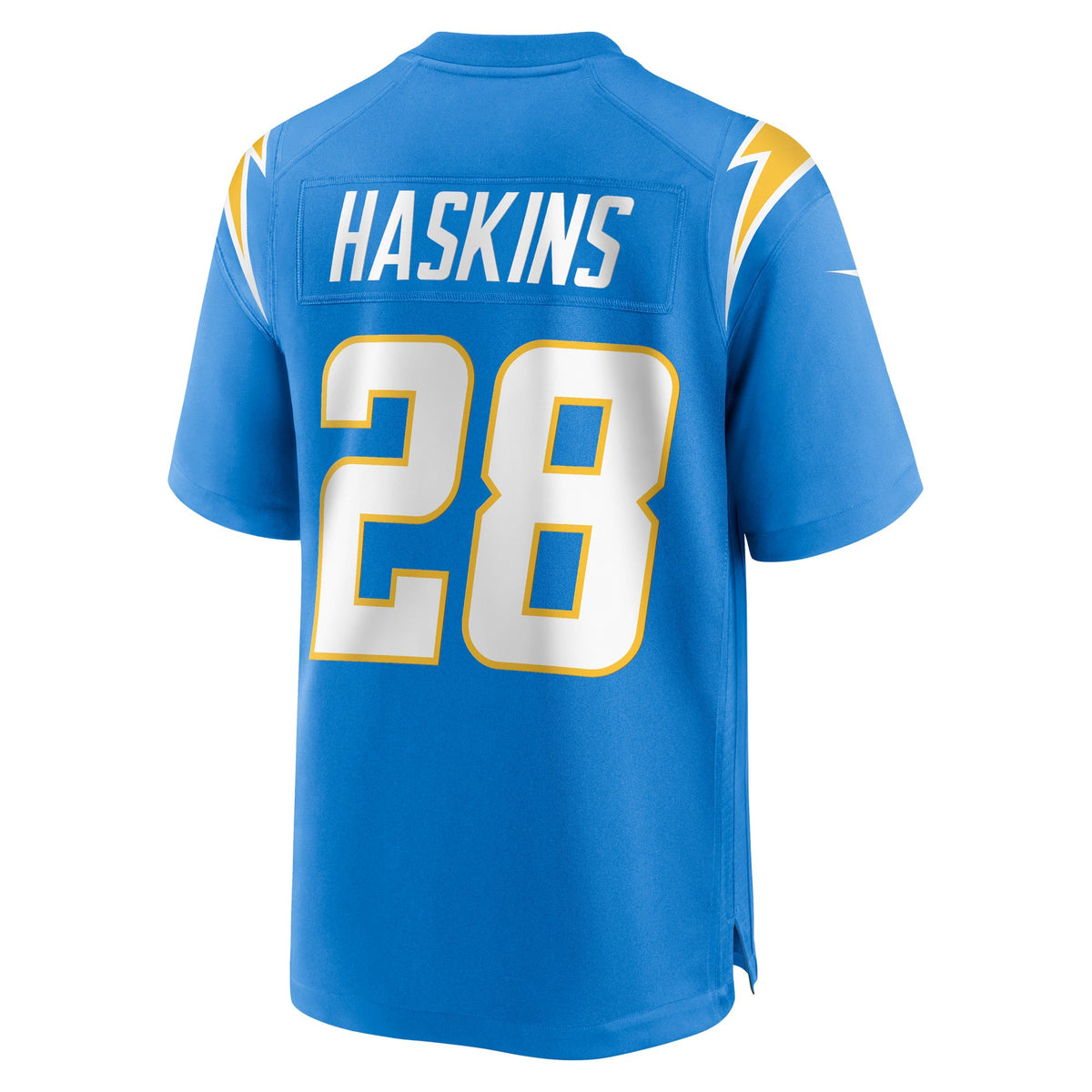 Los Angeles Chargers Hassan Haskins Powder Blue Team Game Jersey