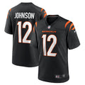 Tyron Johnson Cincinnati Bengals Nike Home Game   Jersey - Black