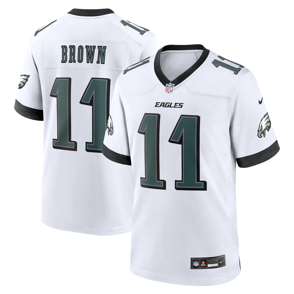 Philadelphia Eagles A.J. Brown White White Game Jersey