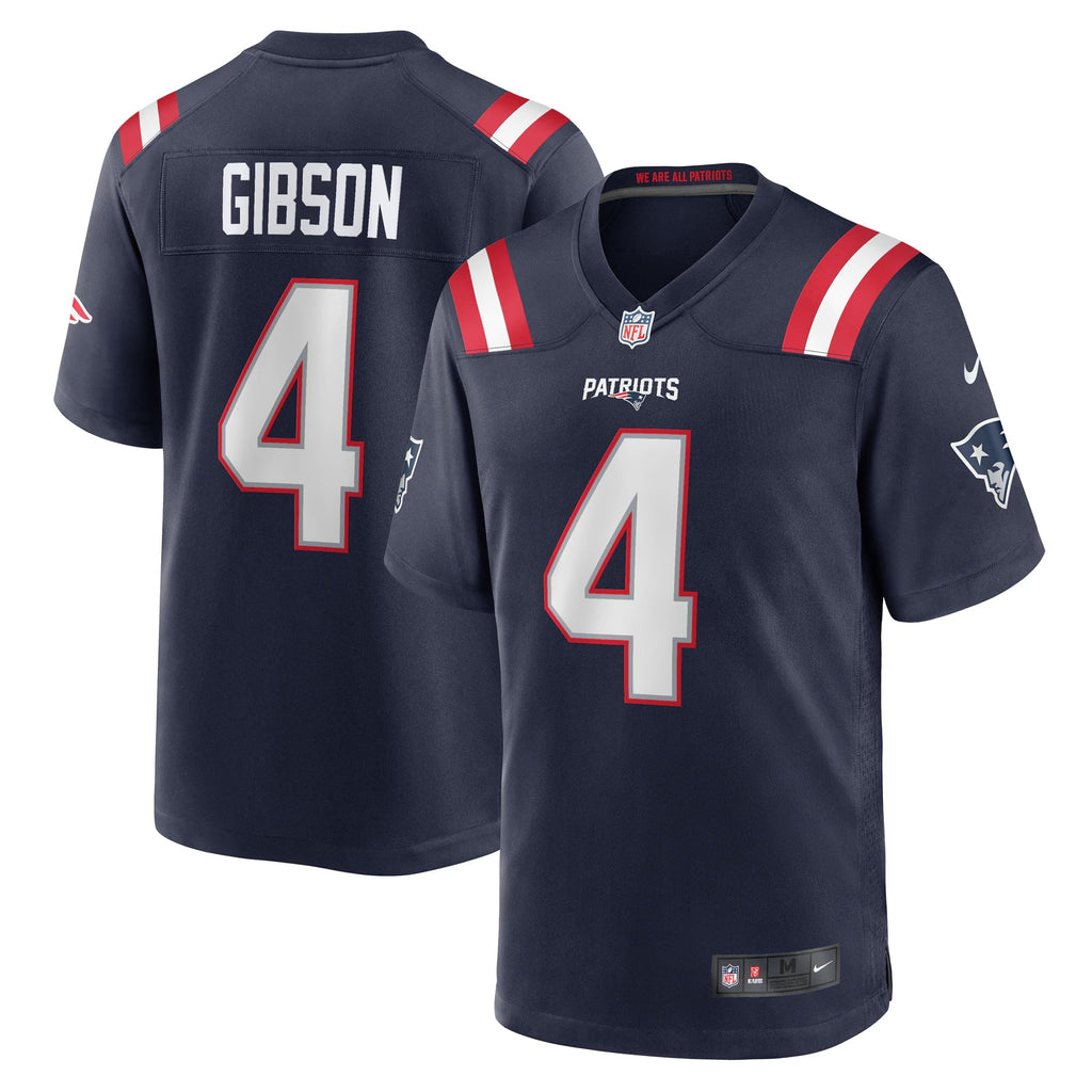 New England Patriots Antonio Gibson Navy Game Jersey