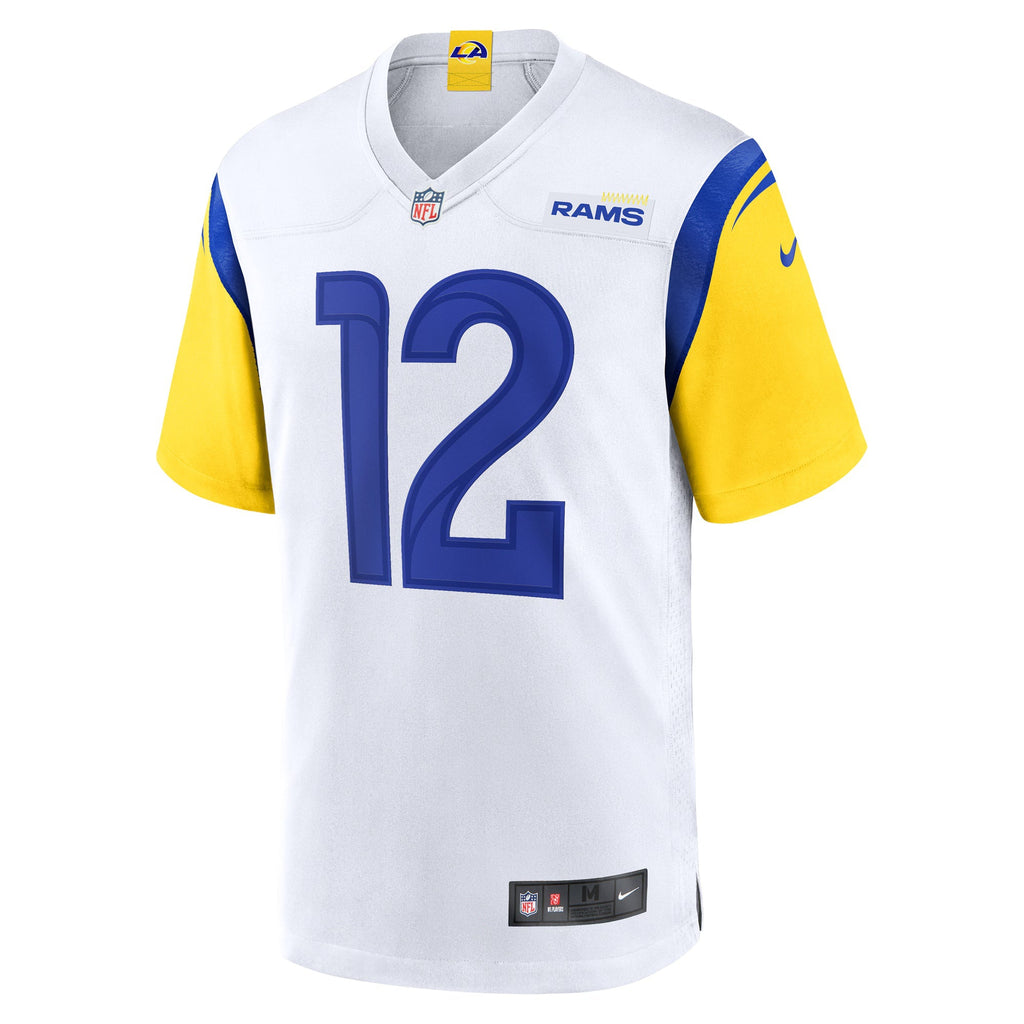 Los Angeles Rams Puka Nacua White Game Player Jersey
