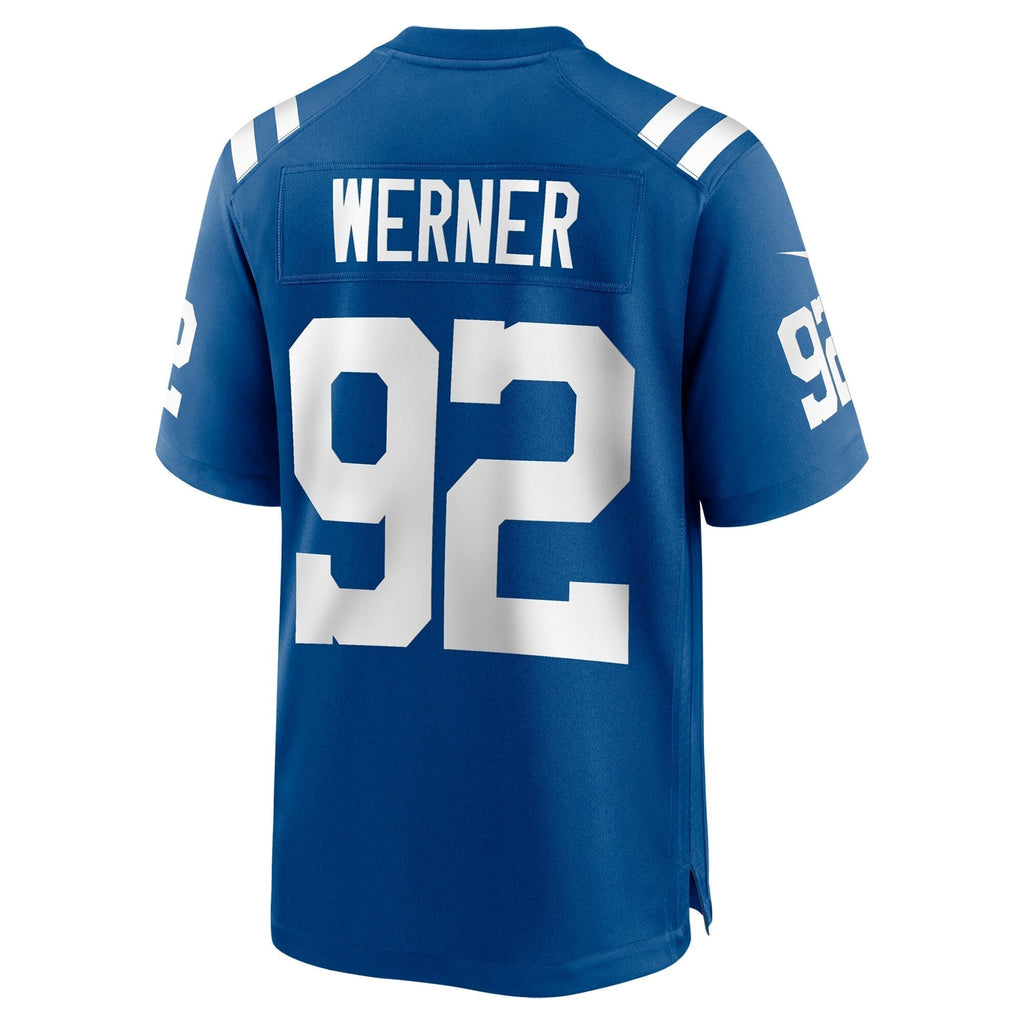 Bjoern Werner Indianapolis Colts Nike Retired   Game Jersey - Royal