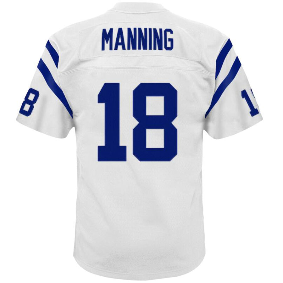 IN.Colts #18 Peyton Manning  White 2006 Retired Player Legacy Football Jerseys