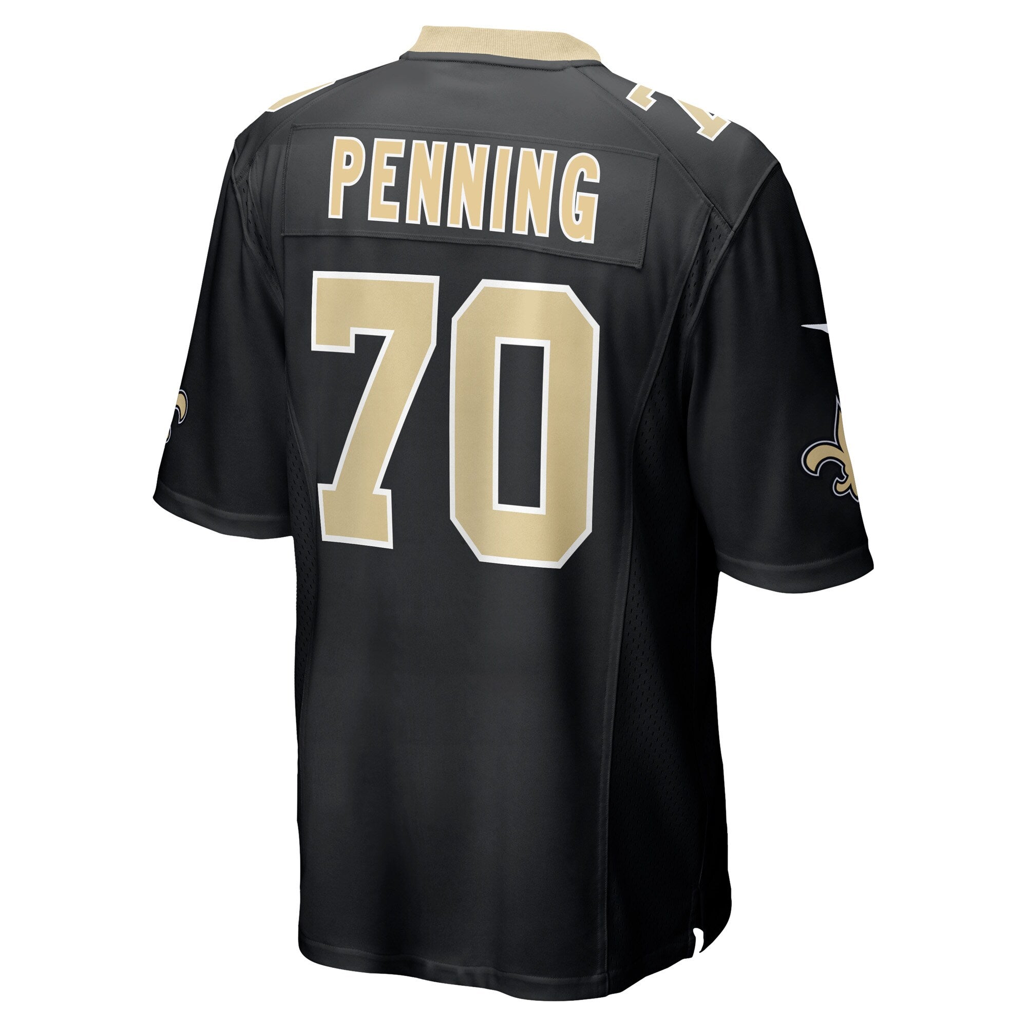 Trevor Penning New Orleans Saints Nike Game   Jersey - Black