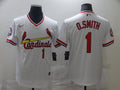 Men's St. Louis Cardinals Ozzie Smith #1 White Authentic Game jersey