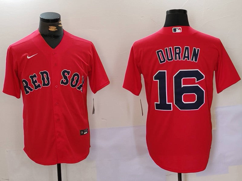 Men's Boston Red Sox Jarren Duran #16 Red Replica Player jersey