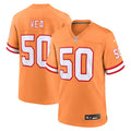 Tampa Bay Buccaneers Vita Vea Orange Throwback Game Jersey