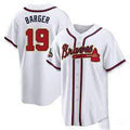Atlanta Braves #19 Alec Barger Alternate Authentic Player Jersey Stitches Baseball Jerseys