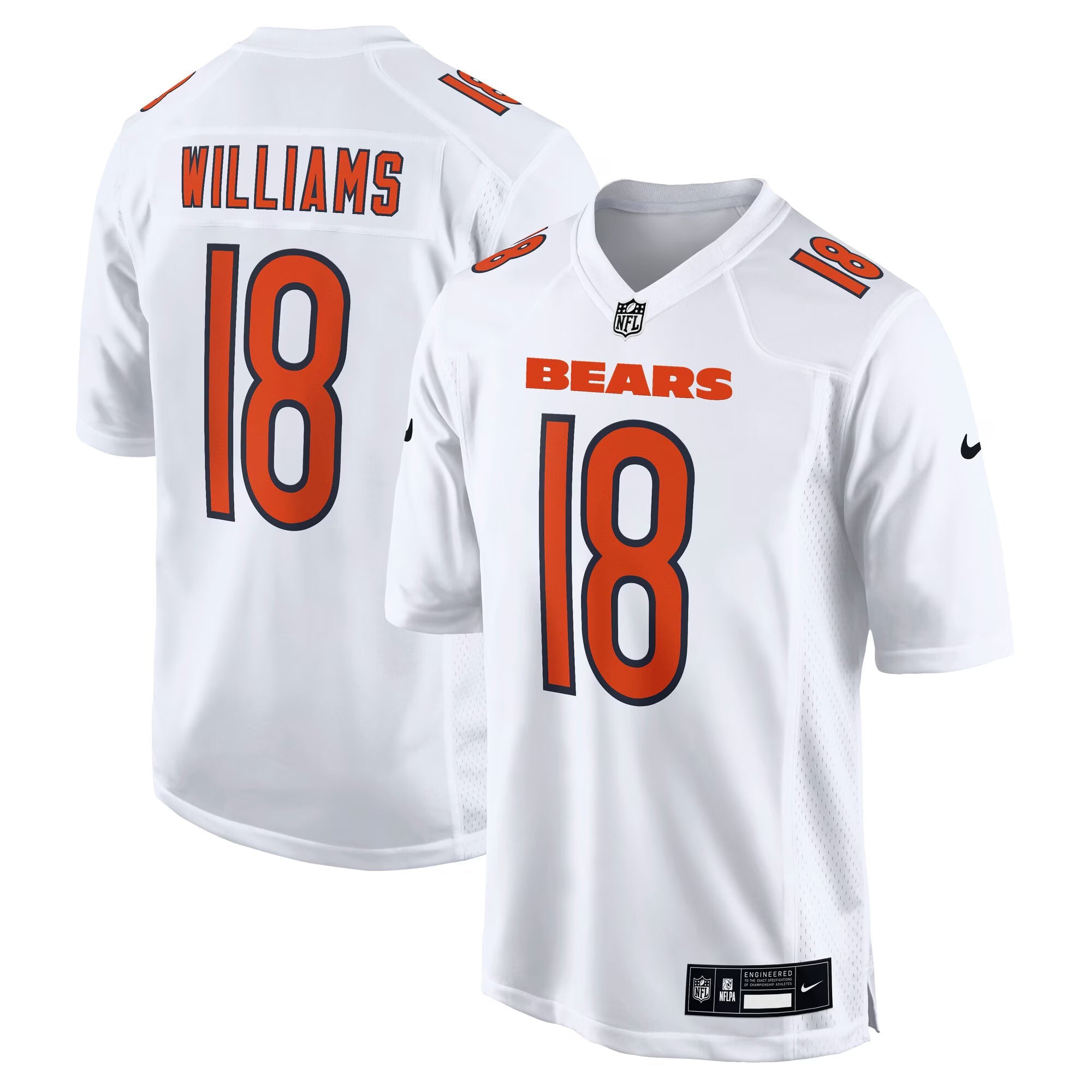 Chicago Bears Caleb Williams Tundra White Fashion Jersey