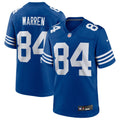 Indianapolis Colts Tyler Warren Royal Alternate Game Jersey