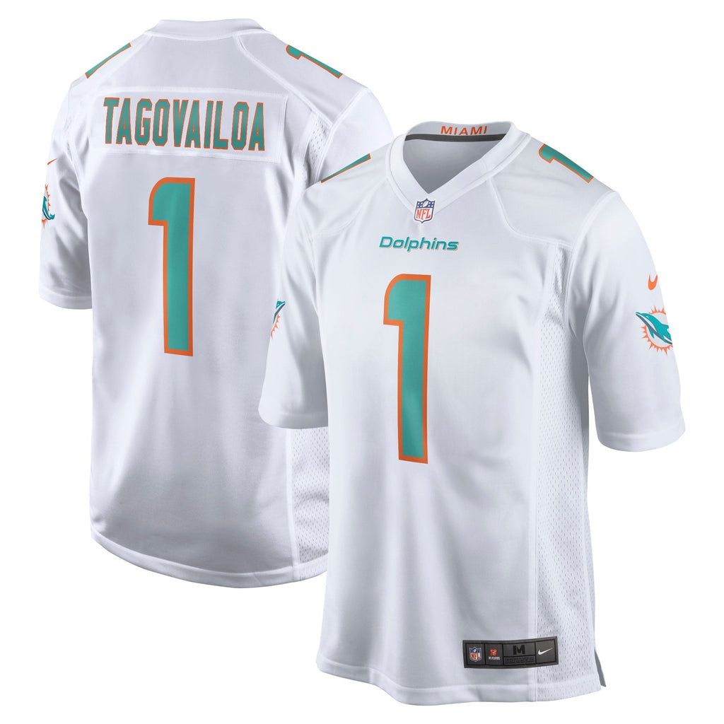 Miami Dolphins Tua Tagovailoa White Game Jersey