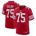 San Francisco 49ers Connor Colby Scarlet Team Game Jersey