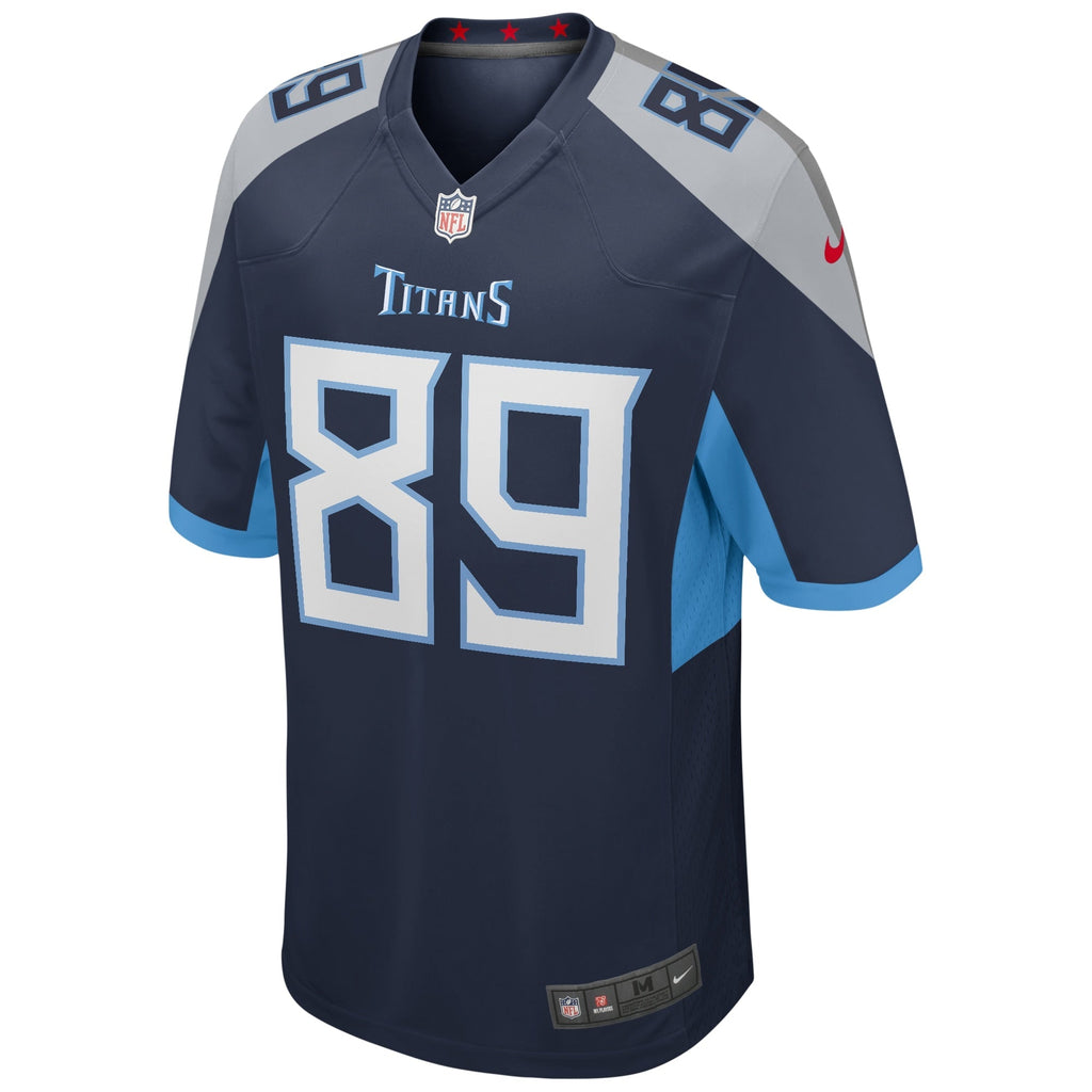 Tennessee Titans Frank Wycheck Navy Game Retired Player Jersey