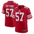 San Francisco 49ers Luke Gifford Scarlet Team Game Jersey