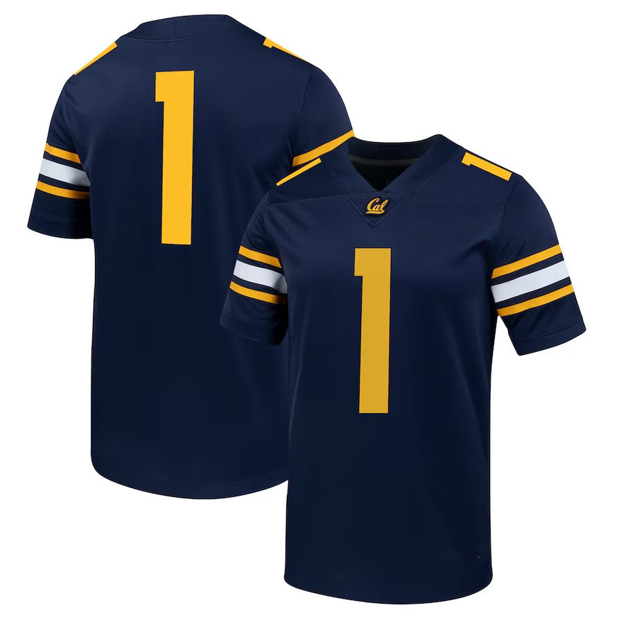 #1 C.Bears Untouchable Football Jersey Navy American College Jerseys