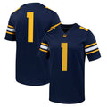 #1 C.Bears Untouchable Football Jersey Navy American College Jerseys