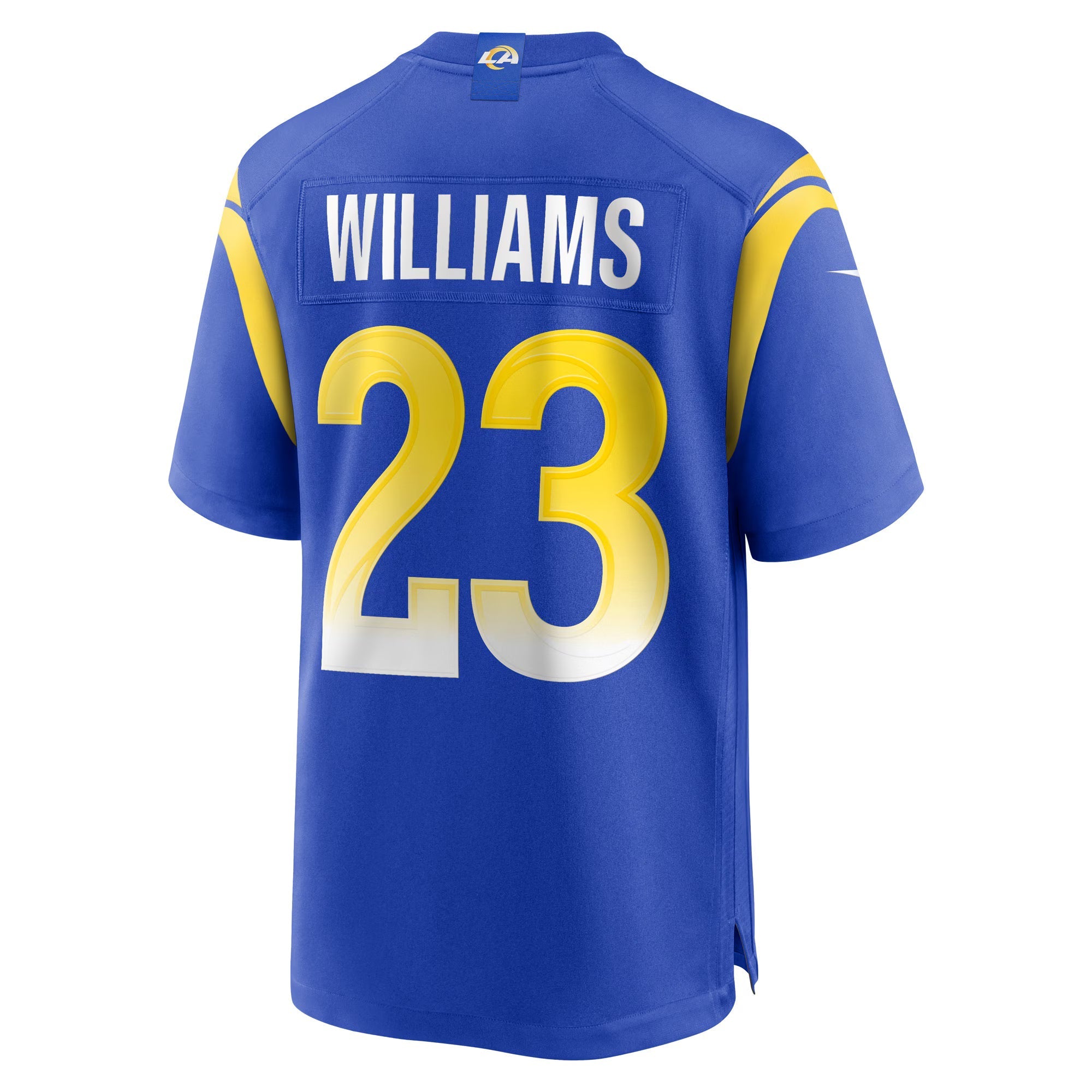 Los Angeles Rams Kyren Williams Royal Game Player Jersey