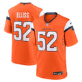 Denver Broncos Jonah Elliss Orange Team Game Jersey