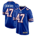 Buffalo Bills Christian Benford Royal Game Jersey
