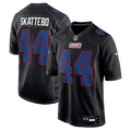 New York Giants Cam Skattebo Carbon Black Fashion Game Jersey