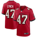 Tampa Bay Buccaneers John Lynch Red Game Retired Player Jersey