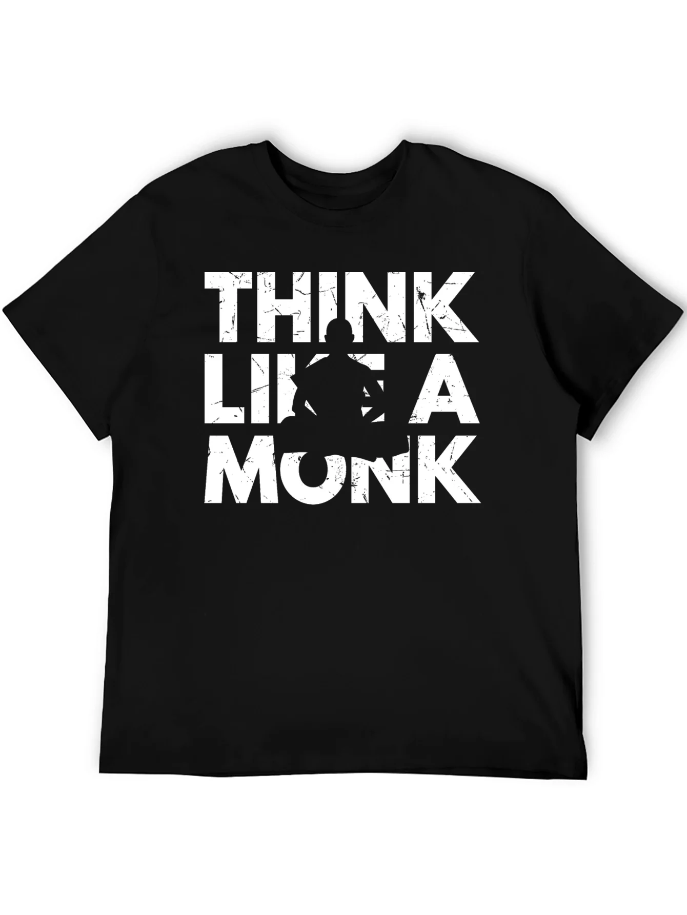 Think Like a Monk Graphic Tee - Mens Black T-Shirt