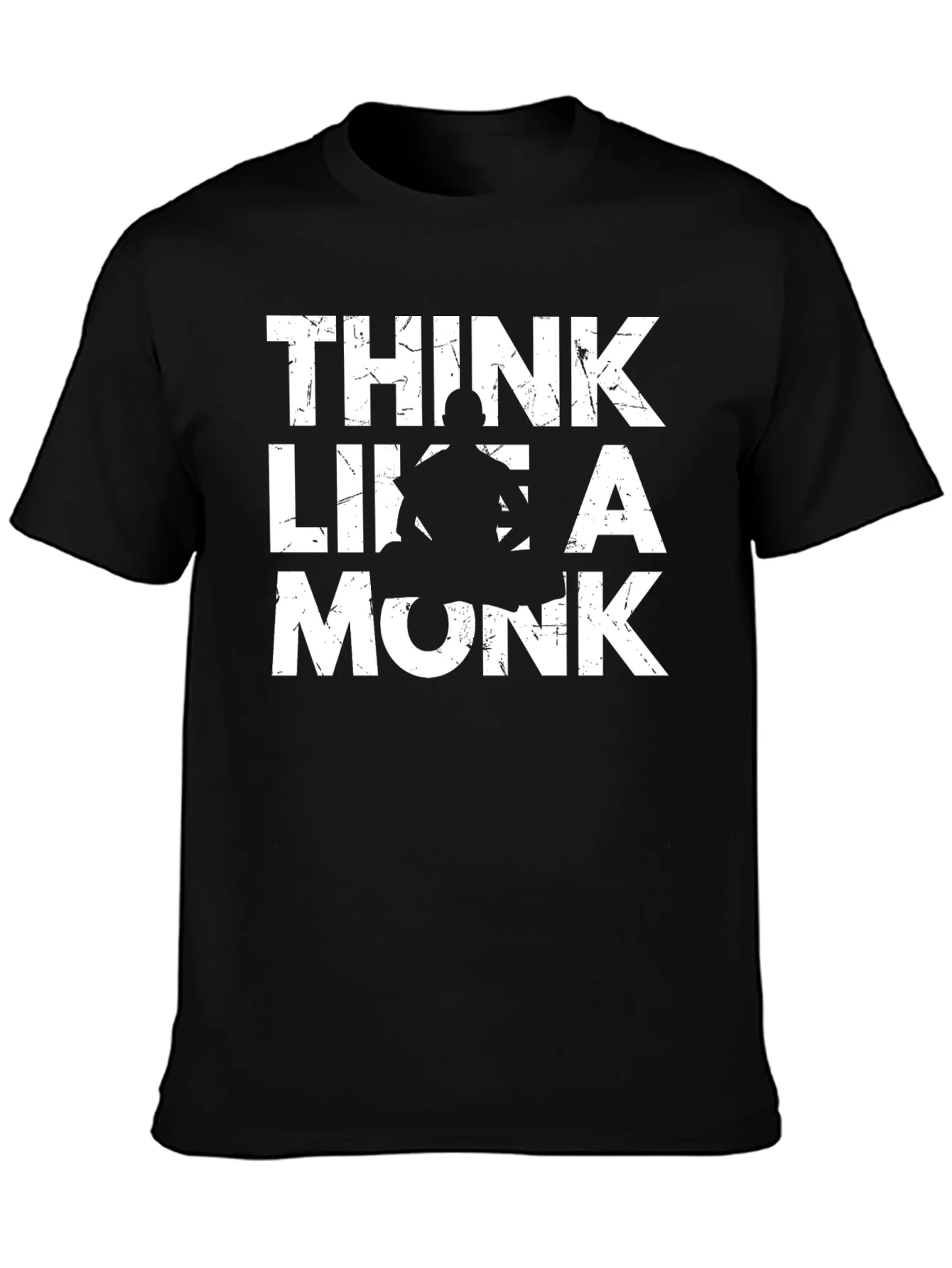 Think Like a Monk Graphic Tee - Mens Black T-Shirt