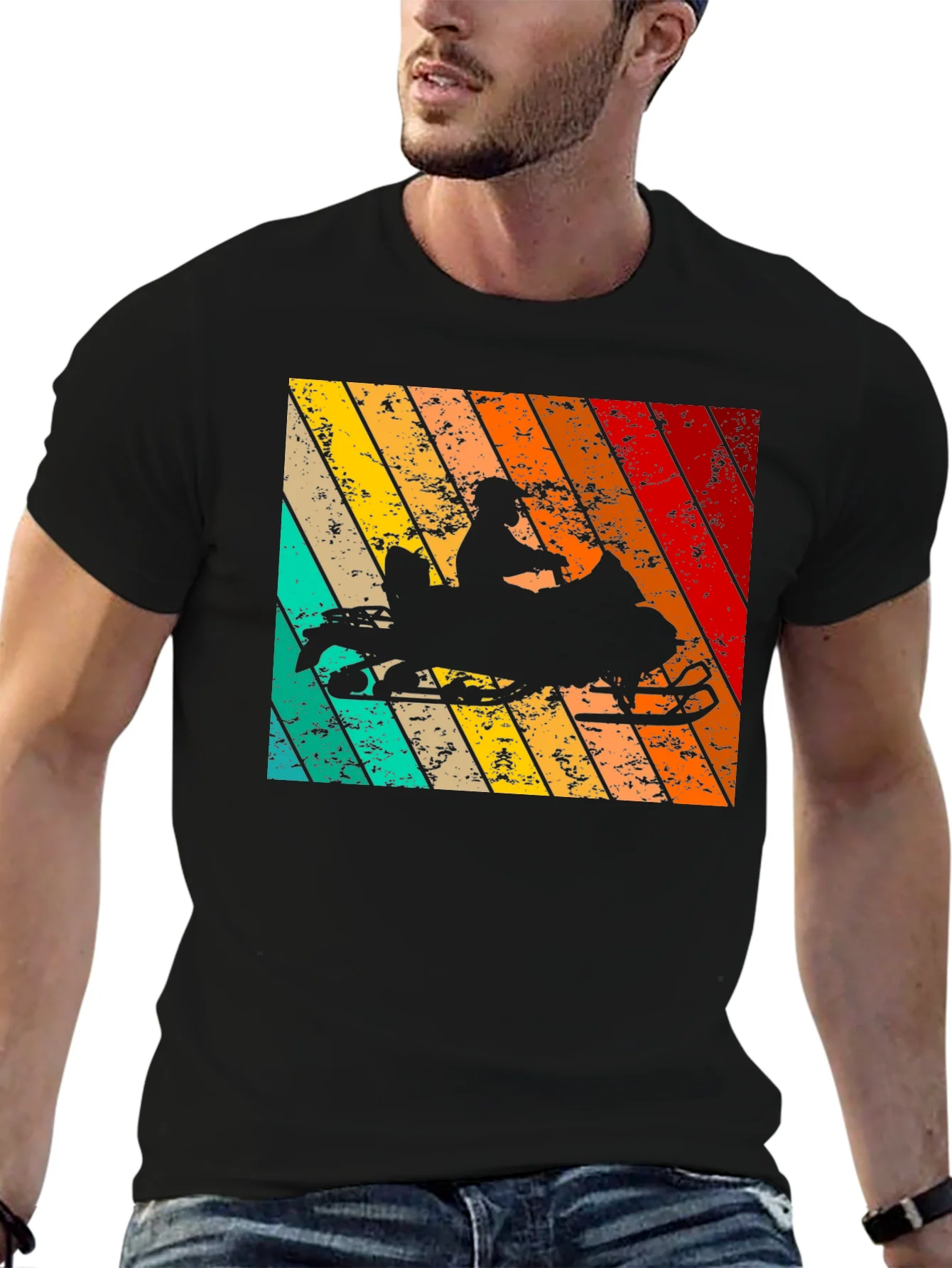 Retro Snowmobile T-Shirt | Vintage Style