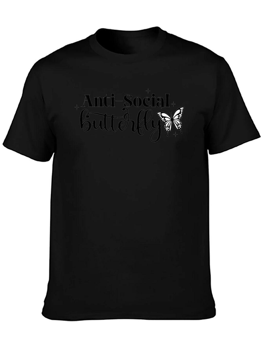 Anti-Social Butterfly Graphic Tee
