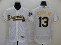 Men's Atlanta Braves Ronald Acuna Jr. #13 White Replica Player jersey