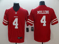 Men's San Francisco 49ers Nick Mullens #4 Red Game jersey