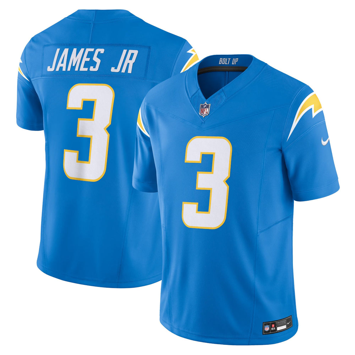 Los Angeles Chargers Derwin James Jr. Powder Blue Vapor F.U.S.E. Limited Jersey