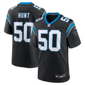 Carolina Panthers Robert Hunt Black Game Jersey