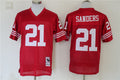 Men's San Francisco 49ers Deion Sanders Scarlet Legacy Replica Player Jersey1