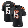 Cincinnati Bengals Charlie Jones Black Team Game Jersey