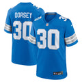 Detroit Lions Khalil Dorsey Blue Team Game Jersey