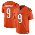 Cincinnati Bengals Joe Burrow Orange Vapor F.U.S.E. Limited Jersey