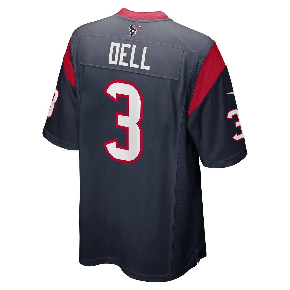 Houston Texans Tank Dell Navy Player Game Jersey