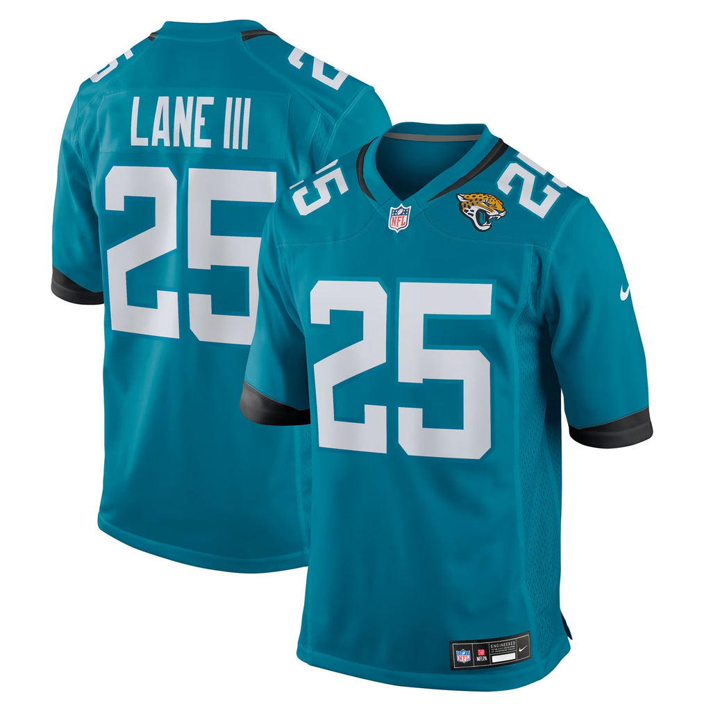 Jacksonville Jaguars Rayuan Lane III Teal Team Game Jersey