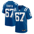 Indianapolis Colts Luke Tenuta Royal Team Game Jersey