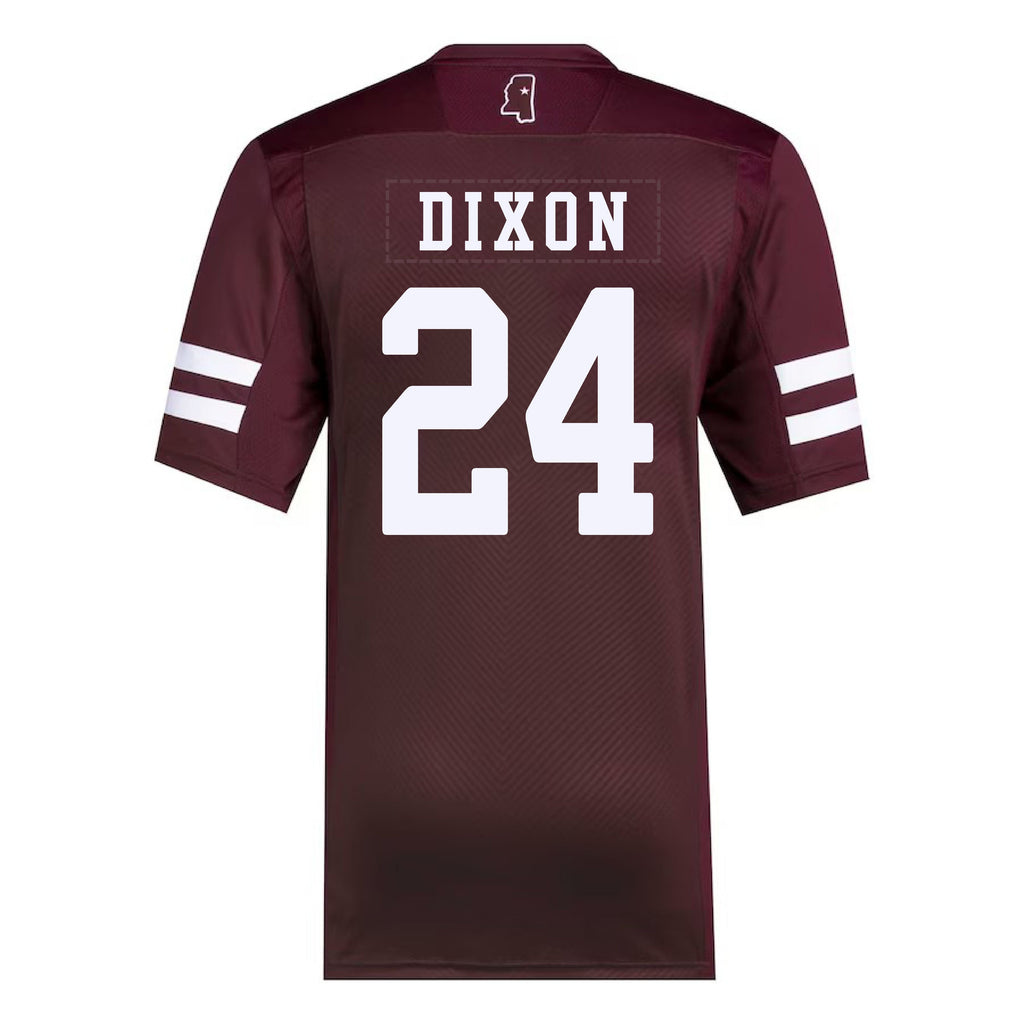 M.State Bulldogs #24 Anthony Dixon Maroon Stitched American College Jerseys
