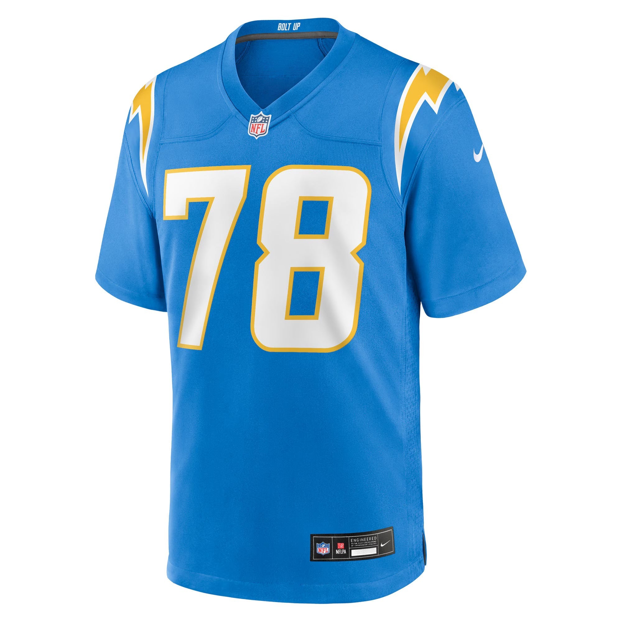 Los Angeles Chargers Andre James Powder Blue Team Game Jersey