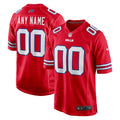 Buffalo Bills Red Alternate Custom Game Jersey