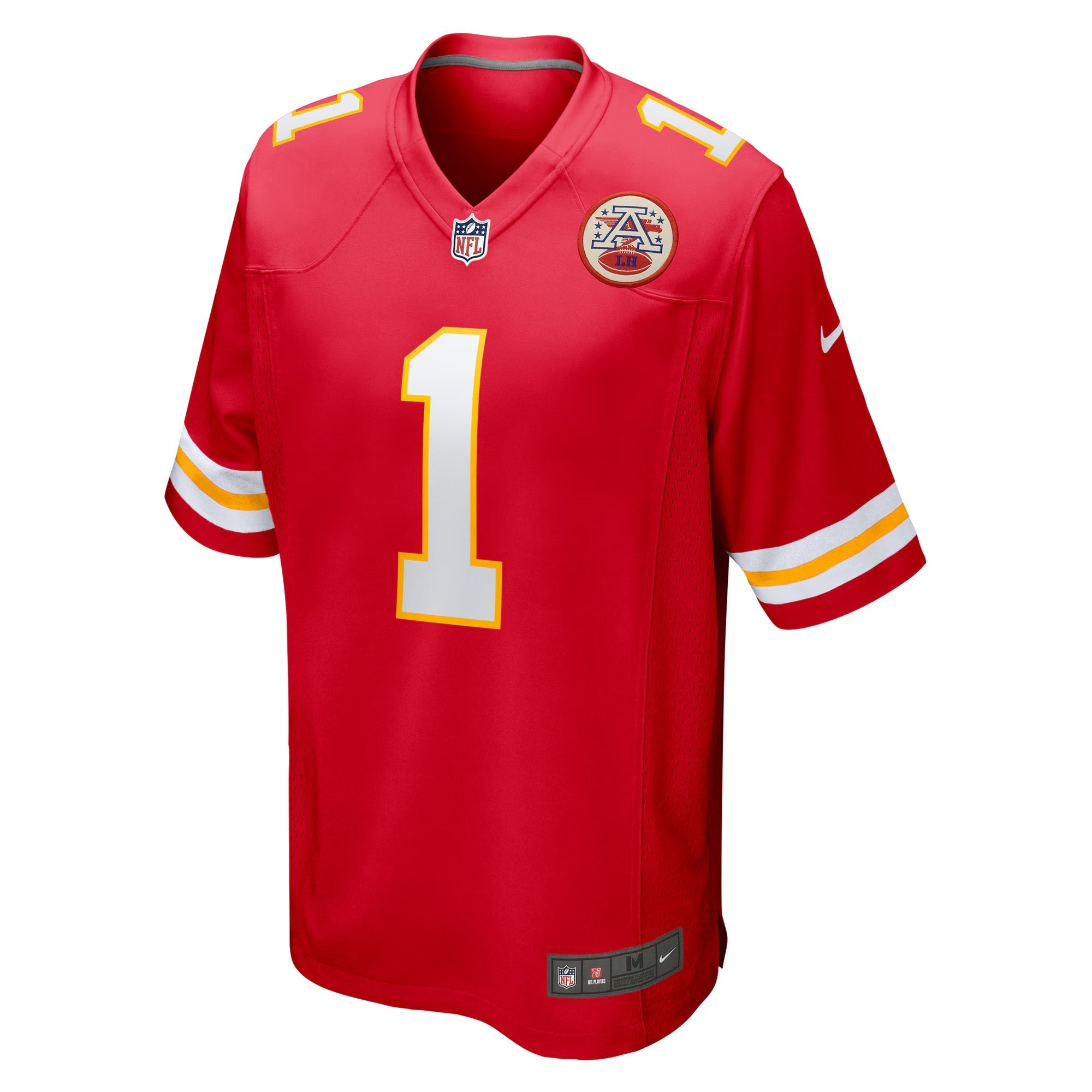 Kansas City Chiefs Number 1 Groom Red Game Jersey