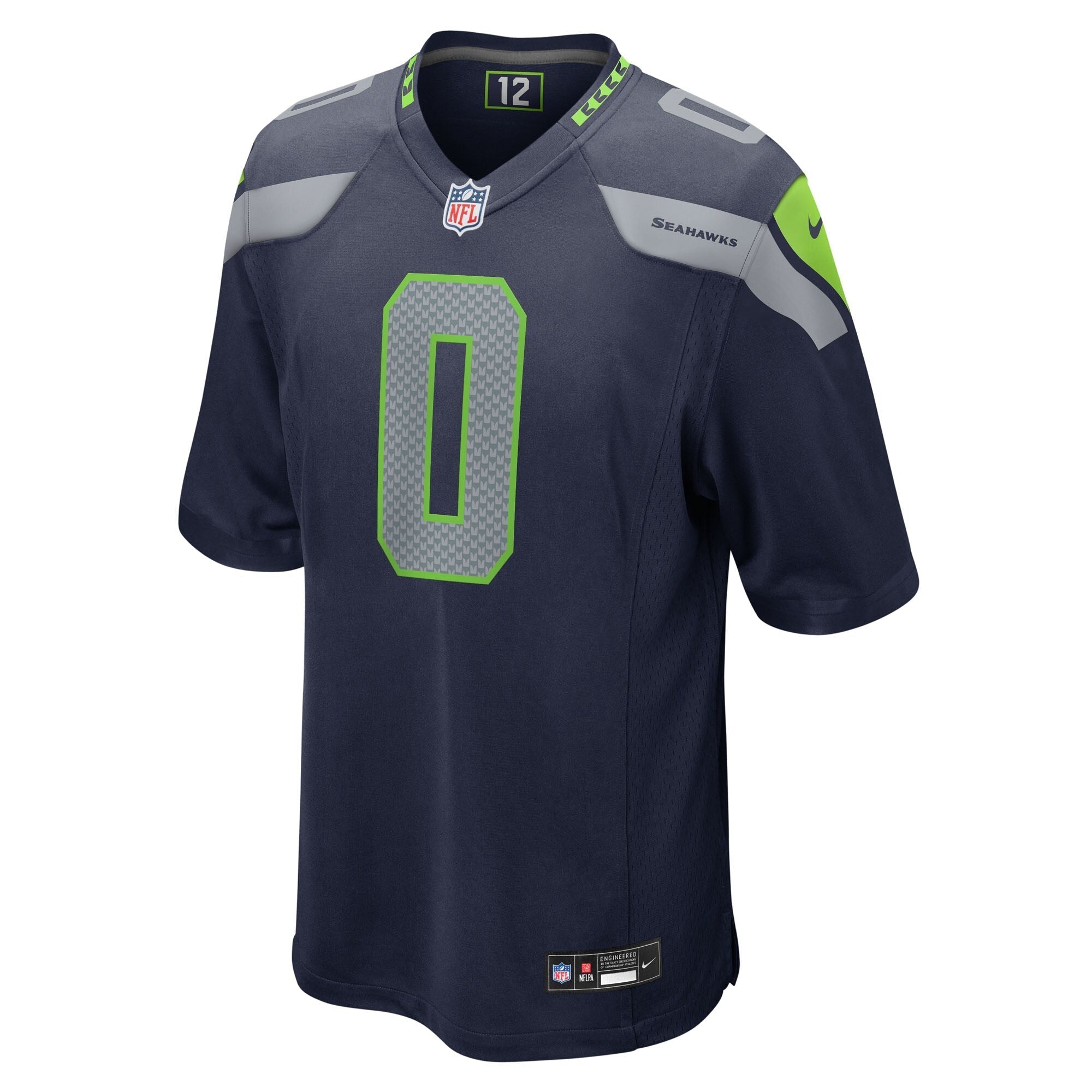 Seattle Seahawks DeMarcus Lawrence College Navy Team Game Jersey