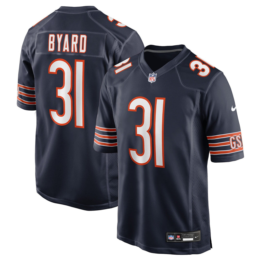 Chicago Bears Kevin Byard Navy Team Game Jersey