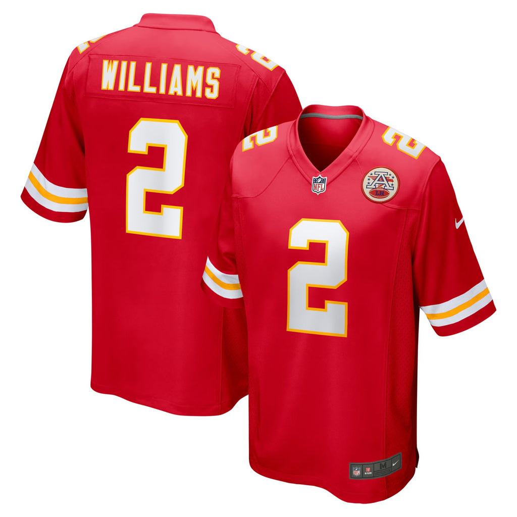 Kansas City Chiefs Joshua Williams Red Game Jersey
