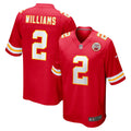 Kansas City Chiefs Joshua Williams Red Game Jersey