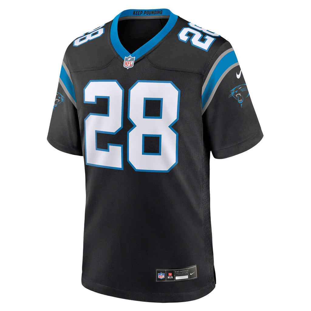 Carolina Panthers Tarik Cohen Black Game Jersey