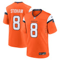 Denver Broncos Jarrett Stidham Orange Team Game Jersey